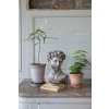 Terakotový květináč Copenhagen Tall Grey - 14 cm