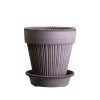 Terakotový květináč Simona Grey - 16 cm
