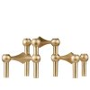 Svícen STOFF Nagel Brushed Brass - X3