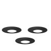 Ochranný kroužek na svíčku STOFF Nagel Black - 3 ks