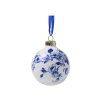Porcelánová ozdoba Christmas Ball Flower - 5 cm