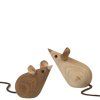 Dřevěné myšky 2ks