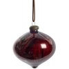 Skleněná ozdoba Nosille Drop - Dark Red