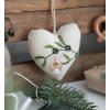 Bavlněná ozdoba Heart Mistletoe - Angel