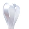 Hedvábná stuha White 1,5 cm - 50 m