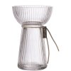 Skleněná váza Hyacint Striped 15 cm