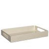 Kovový podnos ERNST Cream - 45 x 30 cm