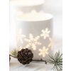 Porcelánový svícen Christmas Snowflake - Large