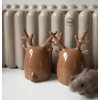 Set keramických dekorací Deer Twins - Shiny Nougat