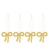 Sada zlatých ozdob Ribbon Brass - 4 ks