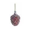 Skleněná ozdoba Norille Pinecone - Dark Red