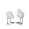 Set keramických ptáčků Bird White - 2 ks