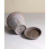 Terakotový květináč Fleur Grey - 16 cm