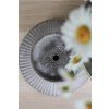 Terakotový květináč Daisy Grey - 25 cm