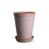 Terakotový květináč Helena Tall Rosa - 14 cm