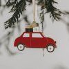 Kovová vánoční ozdoba - Christmas Car