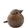 Dřevěný ptáček Baby Sparrow Smoke Oak