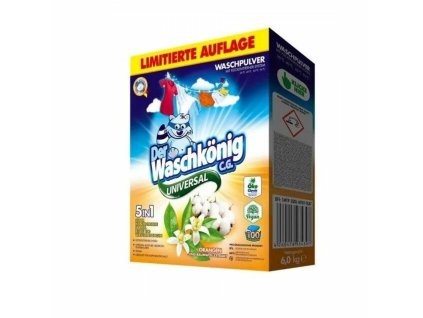 Waschkönig Orange prací prášek 6 Kg, 100 dávek, UNIVERZÁL