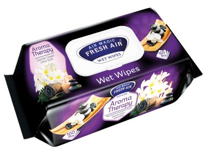 Fresh Air Oriental clip aroma therapy fialové vlhčené ubrousky 100 ks