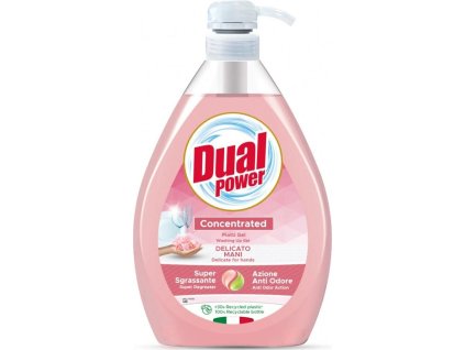 DUAL power concentrted prostředek na mytí nádobí s pumpičkou DELICATO MANI 1L