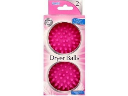 Swirl Dryer Balls růžové míčky do sušičky 2ks