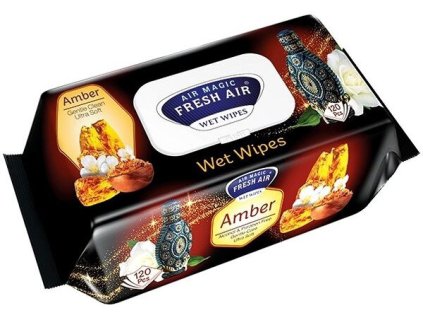 Fresh Air Oriental clip aroma therapy ambra vlhčené ubrousky 120 ks
