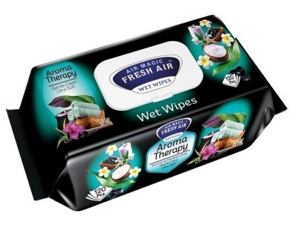 Fresh Air Oriental clip aroma therapy modré vlhčené ubrousky 120 ks