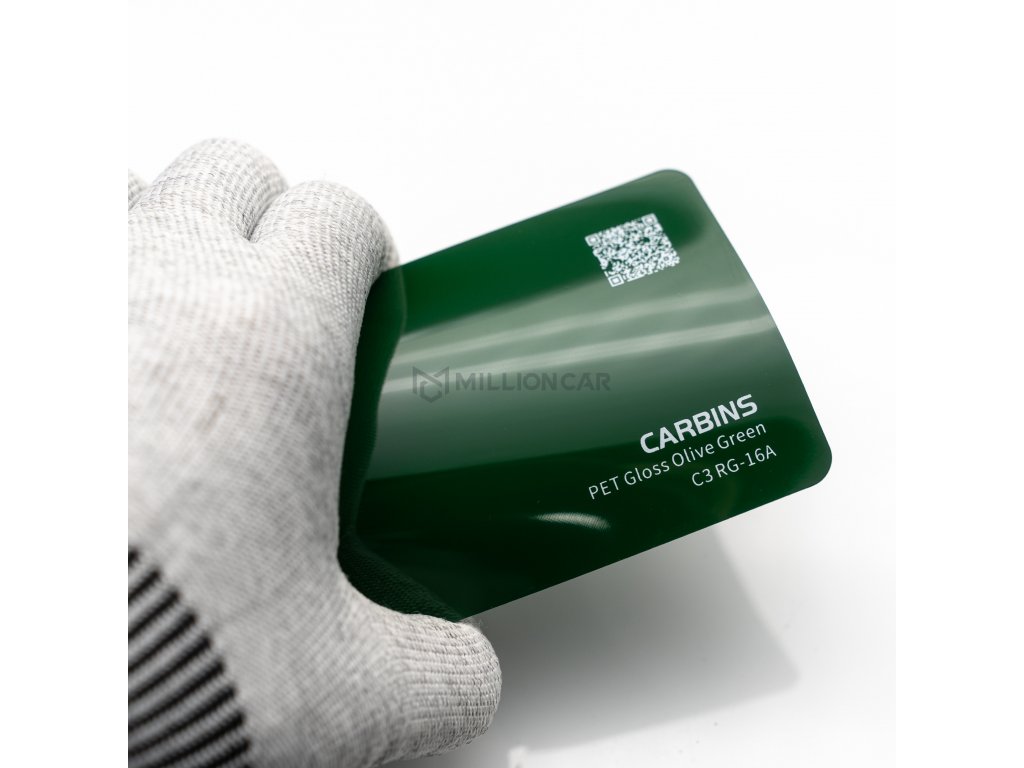 KUR01280 gloss olive green lesklá zelená olivová folie millioncar