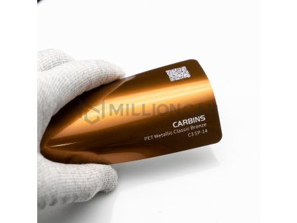 metallic classic bronze metalická bronzová folie millioncar KUR01334