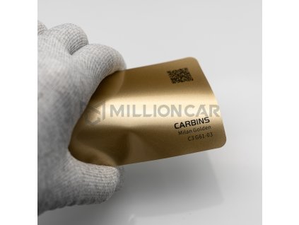 KUR01366 milan golden zlatá folie millioncar