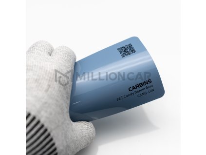 KUR01292 candy denim blue modrá folie millioncar