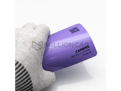 KUR01294 gloss lavender lesklá levandulová folie millioncar