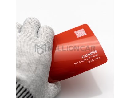 KUR01299 gloss lava orange lesklá oranžová folie millioncar