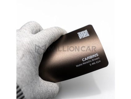 KUR01475 matte metallic brown matná metalická hnědá folie millioncar