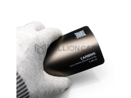 KUR01477 matte metallic obsidian grey folie matná metalická šedá folie millioncar