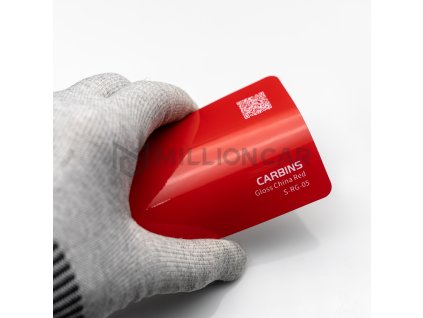 KUR01441 gloss china red červená lesklá folie millioncar