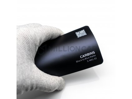 KUR01461 black to blue matte černá modrá matná folie millioncar