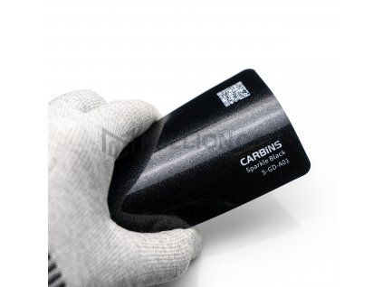 KUR01488 sparkle black třpytivá černá folie millioncar