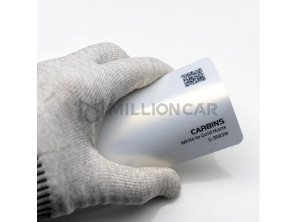 KUR01404 white to gold matte bílá zlatá bílá matná folie millioncar