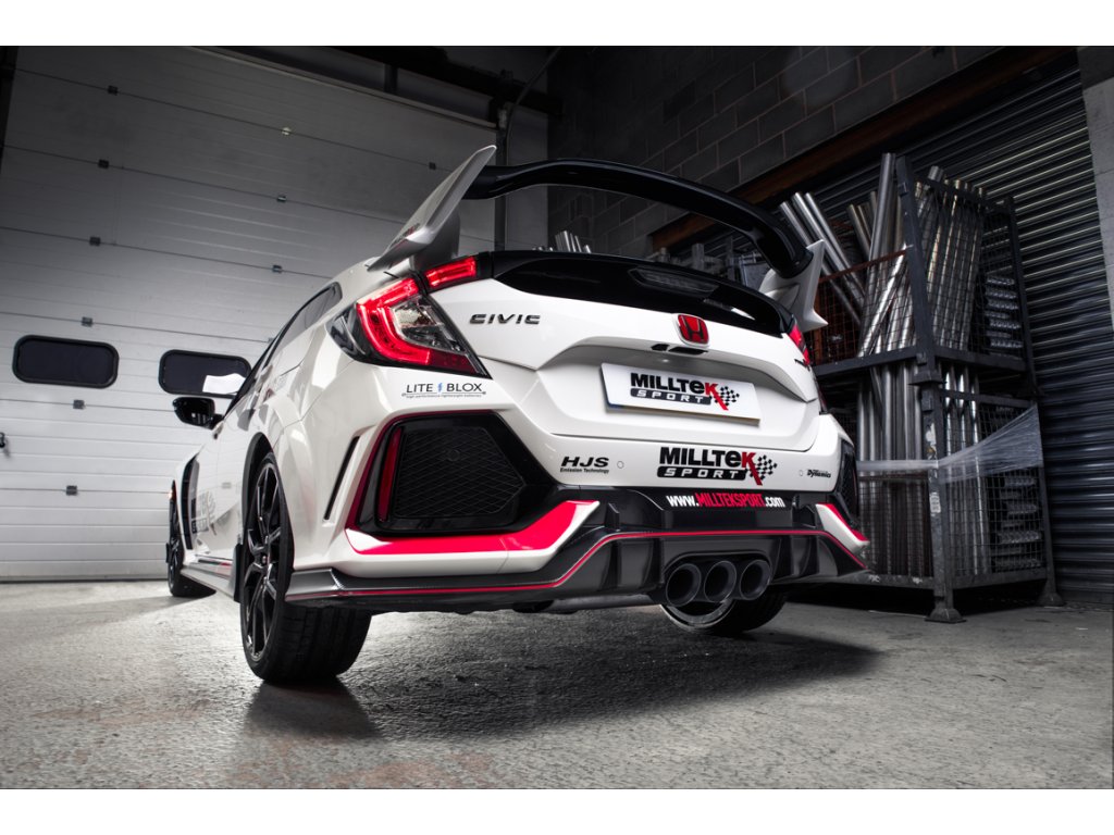 Honda / Acura Civic Type R FK8 2.0 i-VTEC (Both OPF/GPF & Non OPF/GPF Models) 2017 - 2022 Cat-back výfuk - SSXHO241