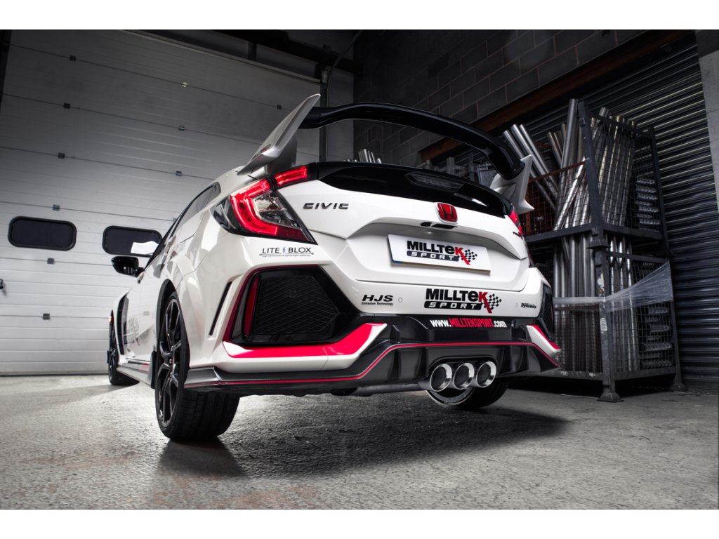 Honda / Acura Civic Type R FK8 2.0 i-VTEC (Both OPF/GPF & Non OPF/GPF Models) 2017 - 2022 Cat-back výfuk - SSXHO240