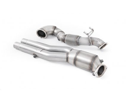 Audi RS3 Saloon / Sedan 400PS (8V MQB) - OPF/GPF Models 2019 - 2024 Large Bore Downpipe and Hi-Flow Sports Cat - SSXAU818