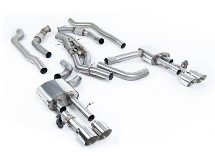 Audi S8 D5 4.0 TFSI V8 Saloon / Sedan (OPF/GPF UK/Euro Models) 2020 - 2024 Cat-back (OPF-back) výfuk - SSXAU948