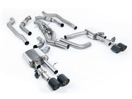 Audi S8 D5 4.0 TFSI V8 Saloon / Sedan (OPF/GPF UK/Euro Models) 2020 - 2024 Cat-back (OPF-back) výfuk - SSXAU952