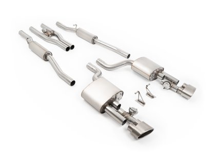 Audi RS4 B7 4.2 V8 Saloon Avant and Cabriolet - V2 Systems 2006 - 2007 Cat-back výfuk - SSXAU1129