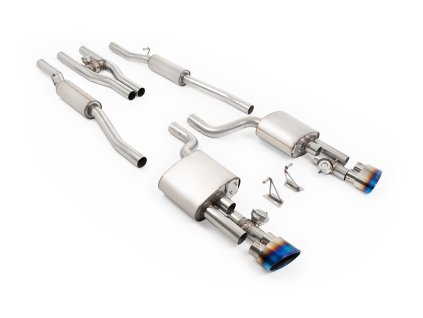 Audi RS4 B7 4.2 V8 Saloon Avant and Cabriolet - V2 Systems 2006 - 2007 Cat-back výfuk - SSXAU1130