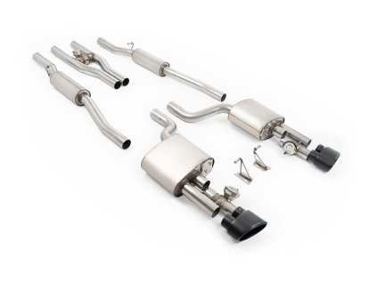 Audi RS4 B7 4.2 V8 Saloon Avant and Cabriolet - V2 Systems 2006 - 2007 Cat-back výfuk - SSXAU1128