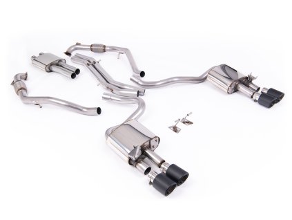 Audi S5 3.0 V6 Turbo Sportback B9 (Sport Diff Models Only & WITH Brace Bars) 2017 - 2026 Cat-back výfuk - SSXAU1124