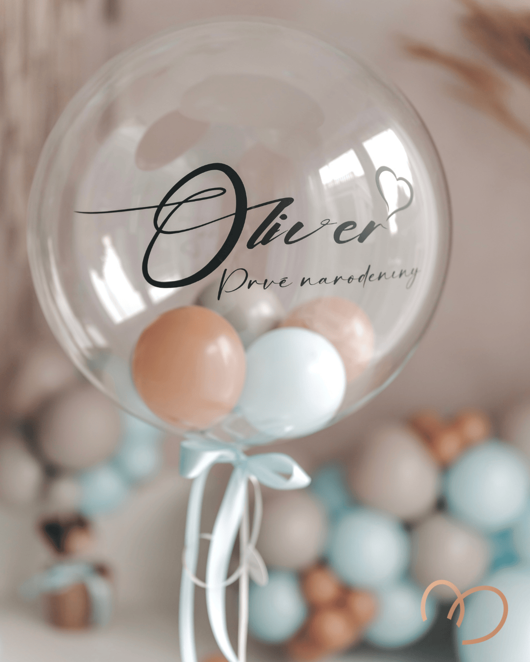 Balon s menom - Oliver prve narodeniny | Miloore