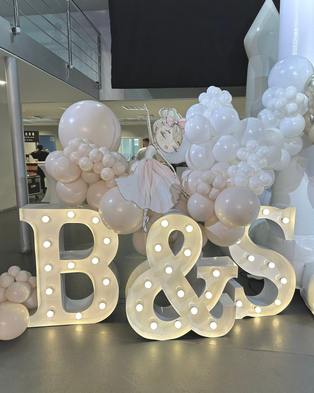 Prenájom svetelných písmen B&S – Miloore Lights